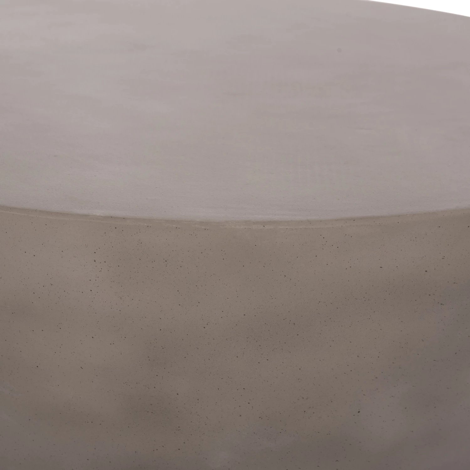 Tavolinë kafeje rrethore ALLAN, fibër-cement, gri, FH18162.03, Φ92x49Hcm