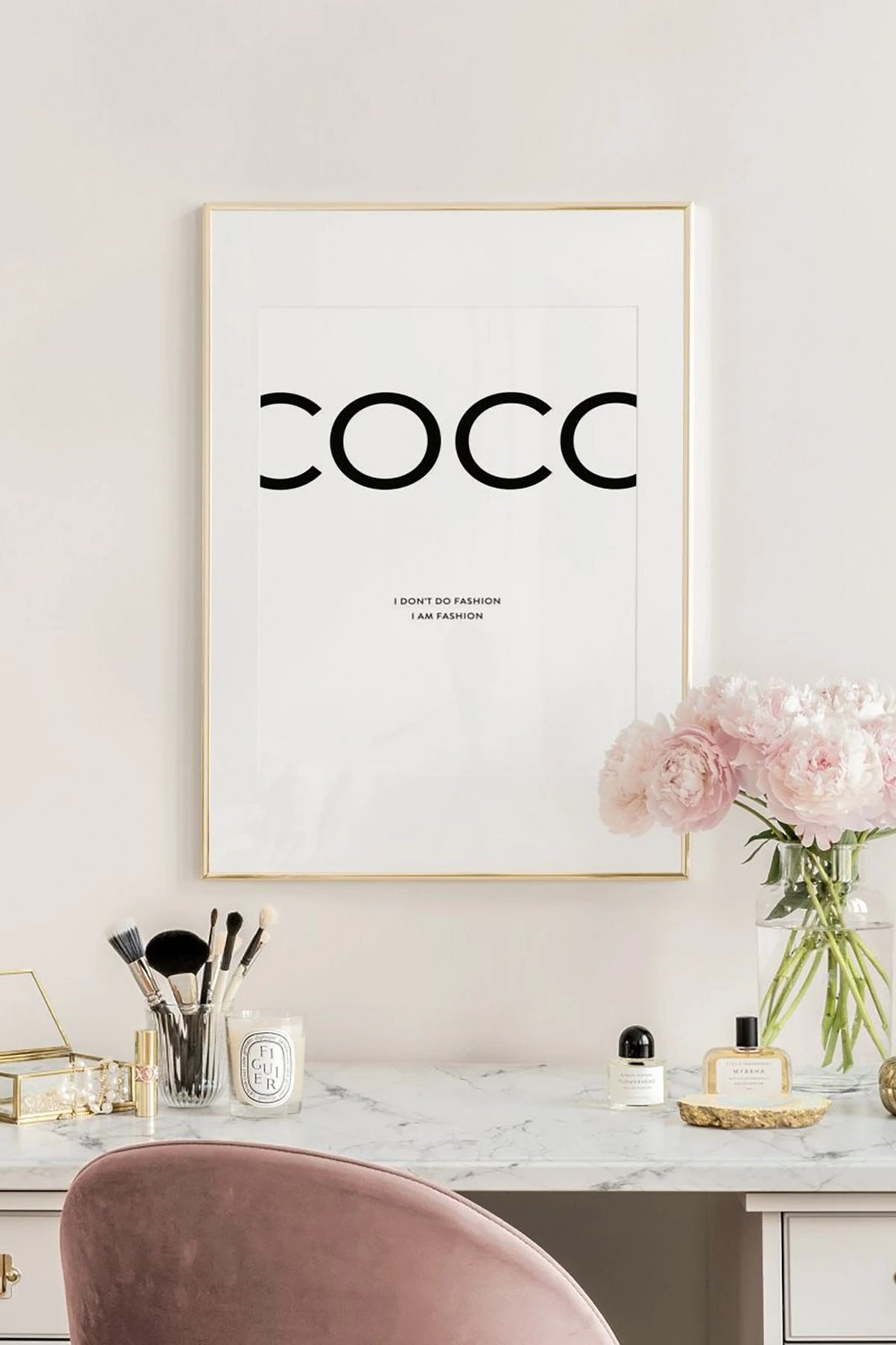 Pikturë dekorative me kornizë, Wallity, Tekhamcerceve17, shumëngjyrëshe, 33x48cm