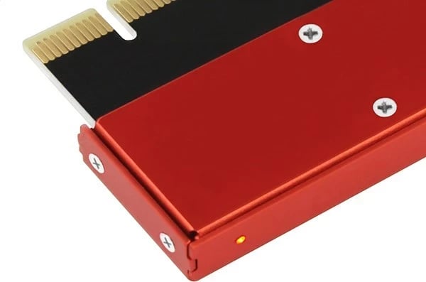 Adapter PCIe AXAGON PCEM2-S për SSD NVMe M.2, i zi