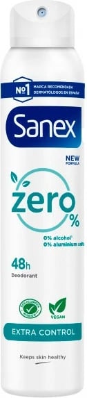 Deodorant spray Sanex Zero Extra-Control 200ml