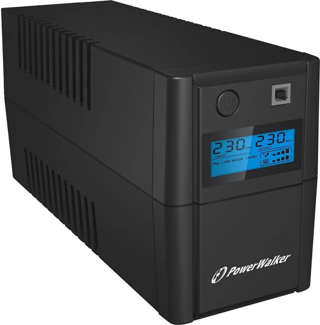 UPS PowerWalker VI 850 SHL IEC, me ekran LCD, i zi