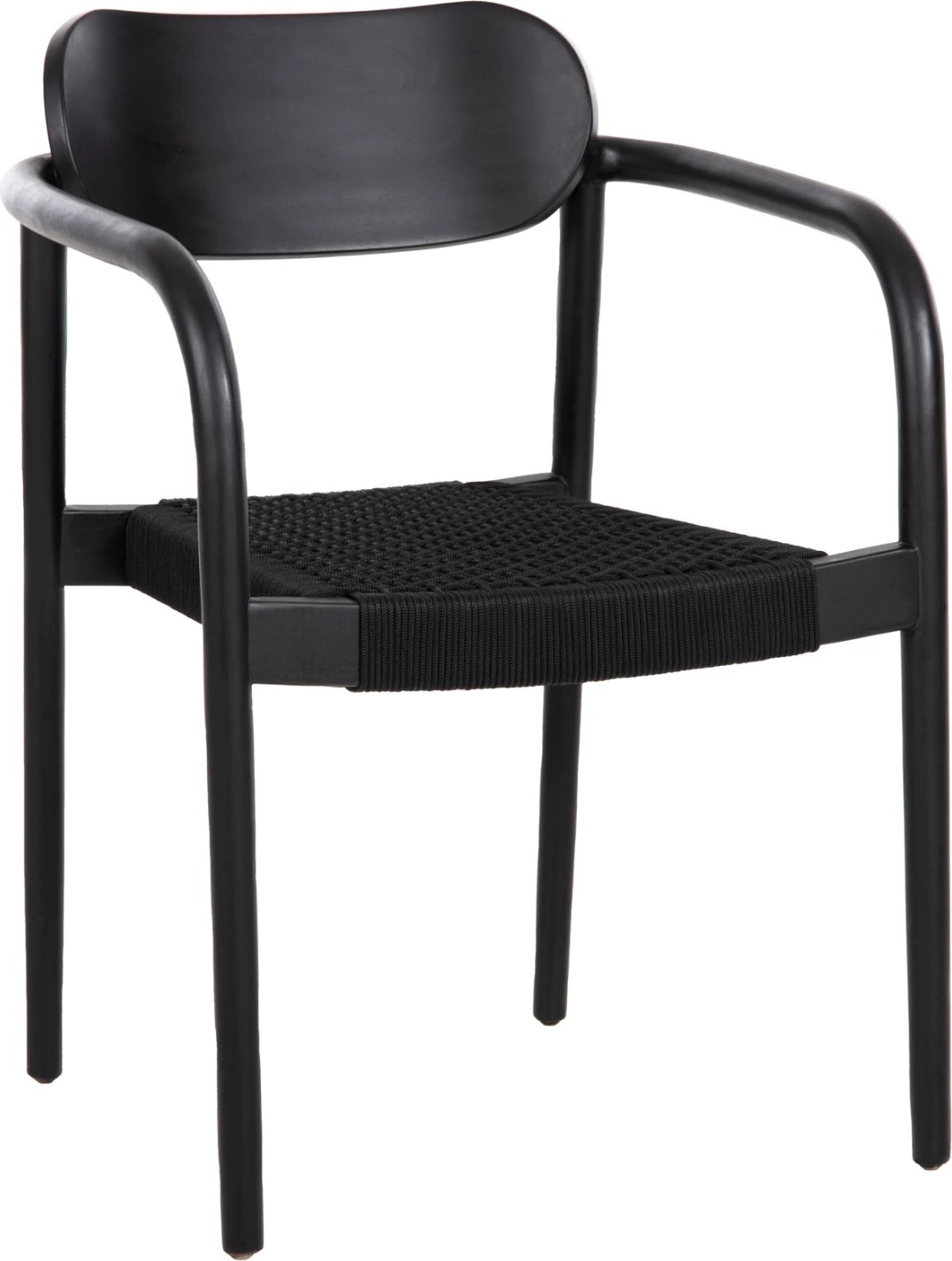 Karrige Oslo FH9636.12 dru tik & litar në të zezë 55x54x80Hcm