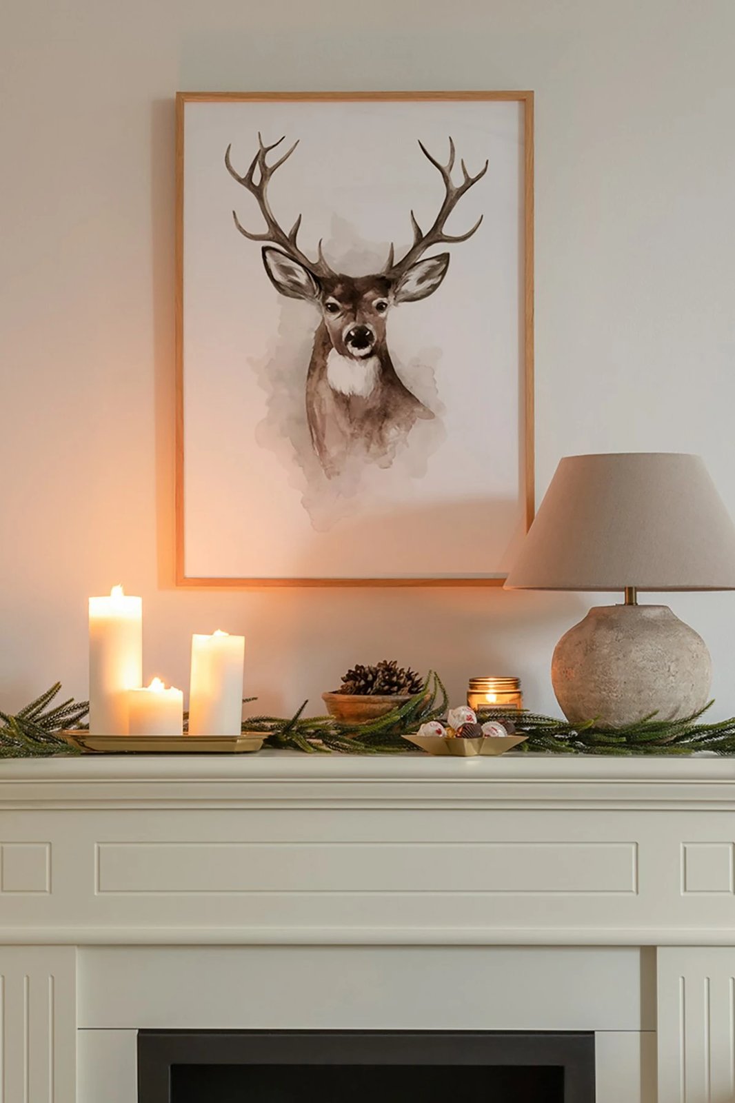 Pikturë dekorative me kornizë, Wallity, Tekhamcerceve104, shumëngjyrëshe, 33x48cm