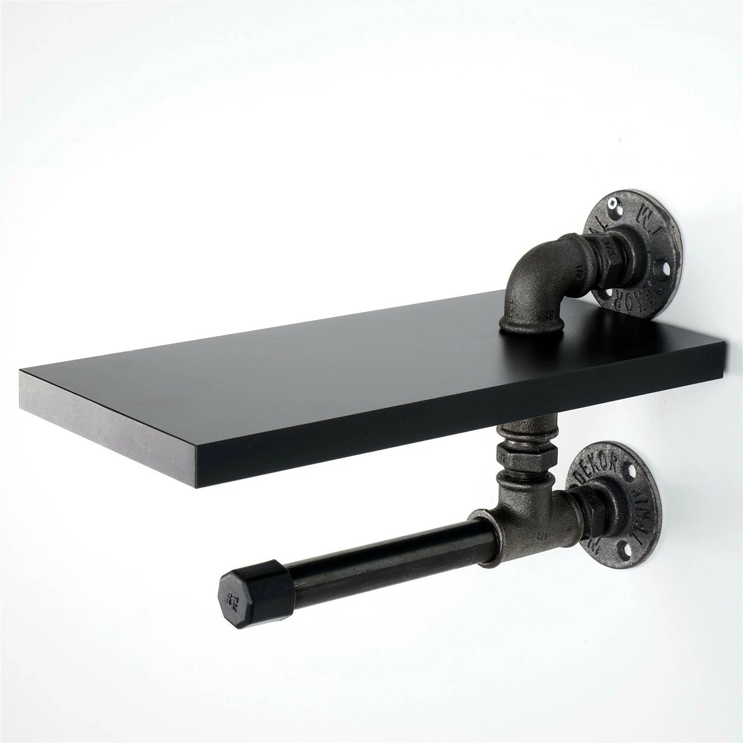 Raft muri Pipe, ngjyrë e zezë, BORURAF238