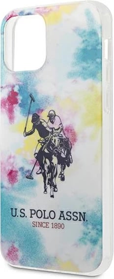 Mbështjellës U.S. Polo Assn. USHCP12LPCUSML për iPhone 12 Pro Max, Tie & Dye, Multikolor