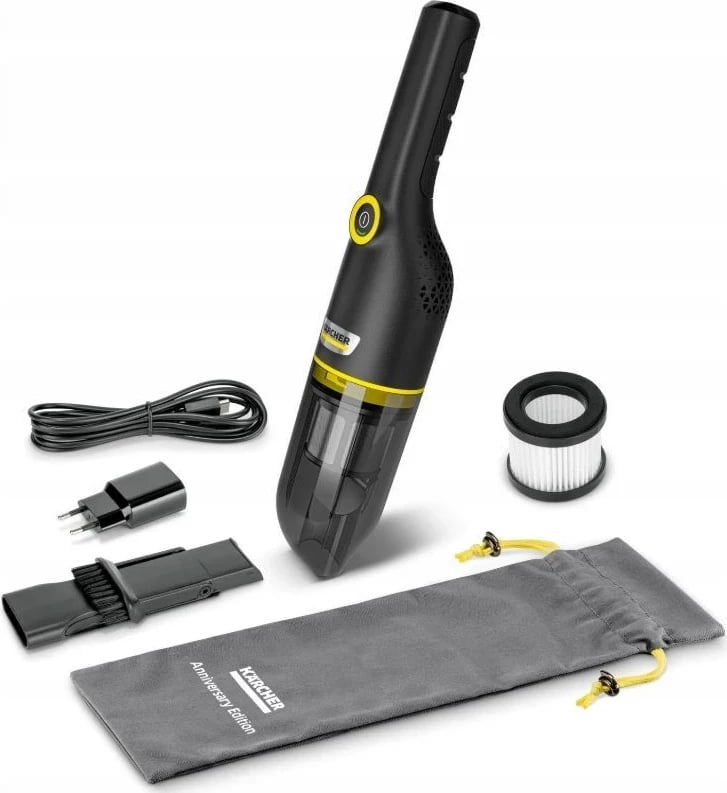 Fshesë dore Karcher CVH Anniversary Edition Plus, Pa qese, E zezë, E verdhë Fshesë dore Karcher CVH Anniversary Edition Plus, Pa qese, E zezë, E verdhë
