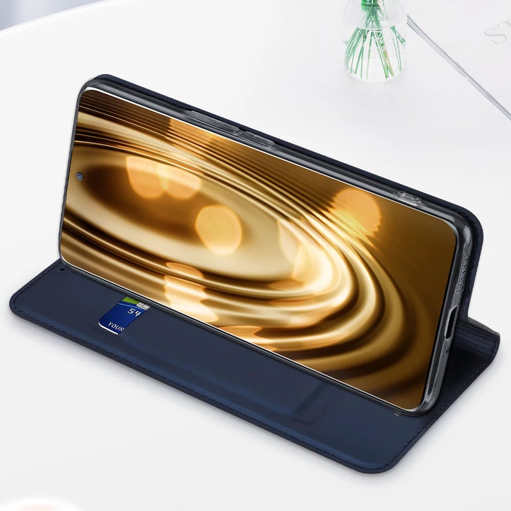 Mbështjellës Dux Ducis Skin Pro për Honor Magic5, me kapak, xhep kartele dhe funksion standi, i zi Mbështjellës Dux Ducis Skin Pro për Honor Magic5, me kapak, xhep kartele dhe funksion standi, i zi