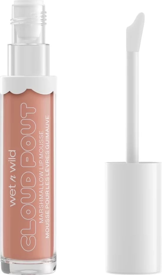 Buzëkuq liquid Wet n Wild Cloud Pout Marshmallow Lip Mousse Matte për femra Fluffernutter 3ml