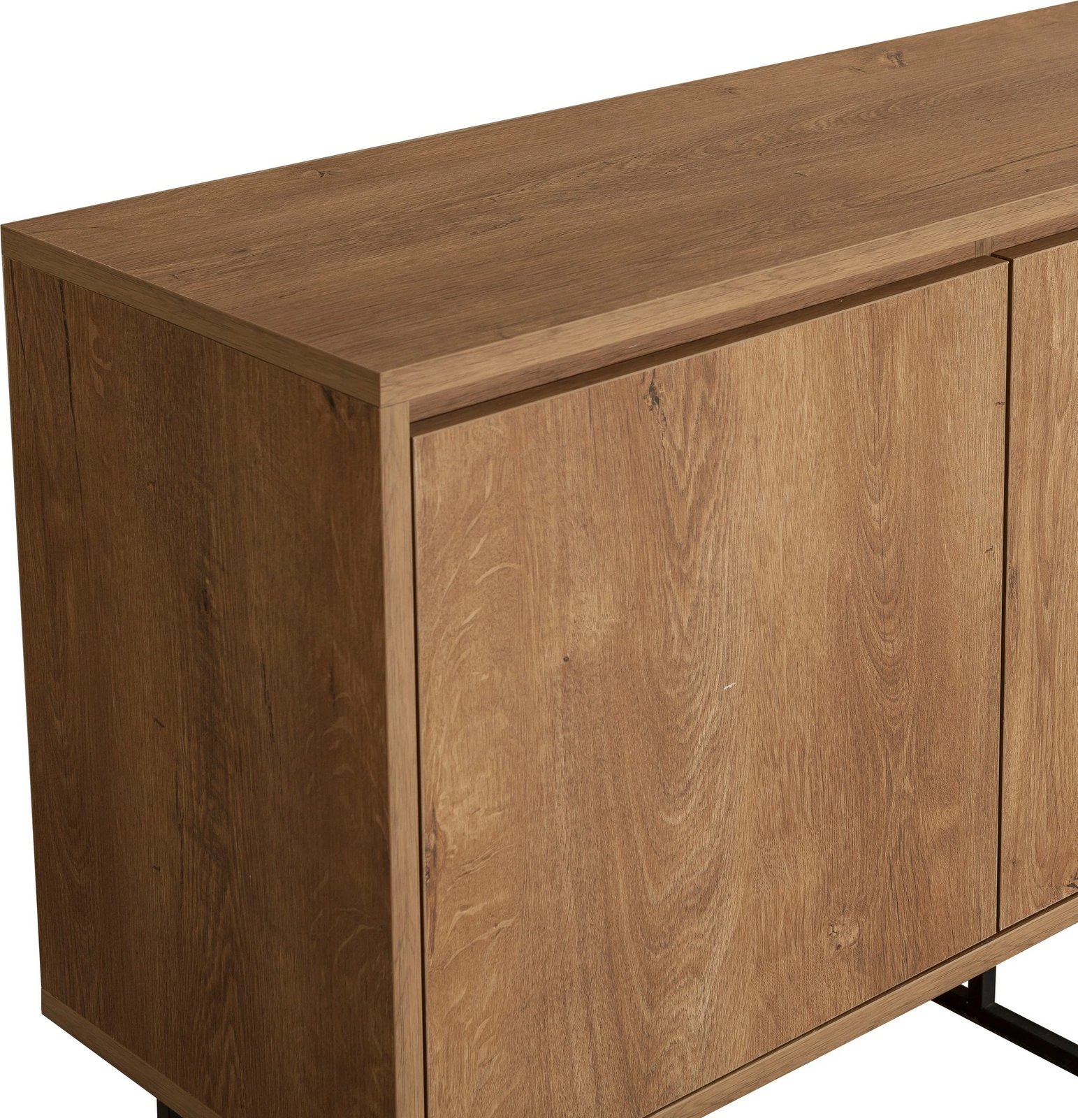 Set mobiljesh për dhomë dite Skye Decor, Laxus Takım 2, ngjyrë arrë dhe e zezë