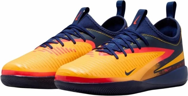 Atlete futbolli për fëmijë Nike Phantom 6 Low Academy IC, portokalli