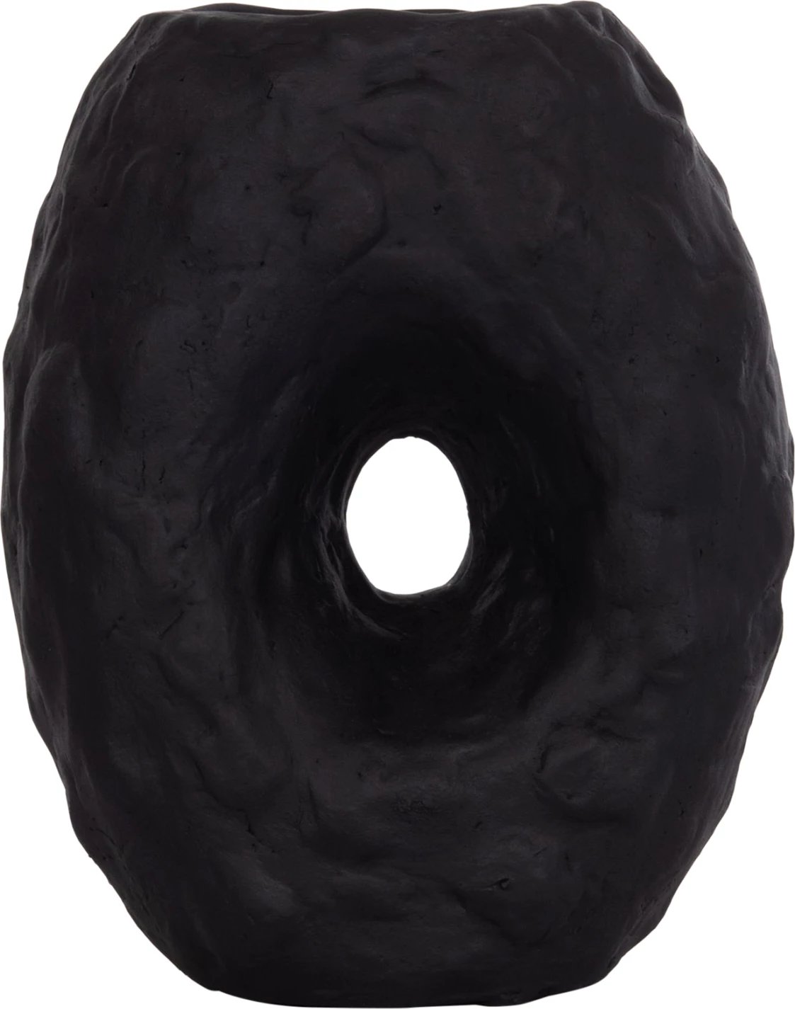 Vazo dekorative tavoline NAMENTIS, terrakotë, ngjyrë e zezë, FH4673.01S, 22x13x28cm