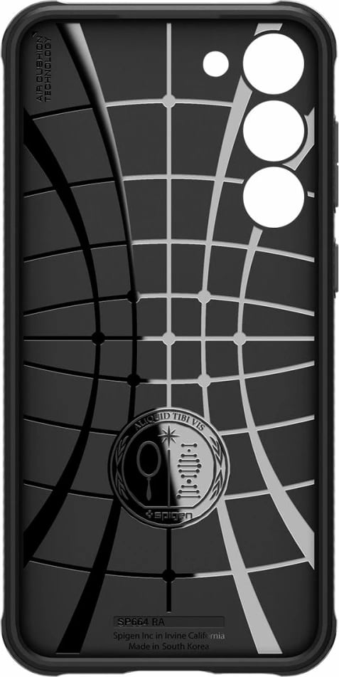 Mbështjellës Spigen Rugged Armor për Samsung Galaxy S23, Matte Black