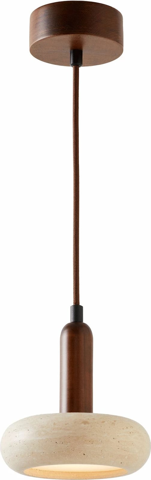 Llambë tavani Opviq, Worm, ngjyrë druri arre dhe bezhë