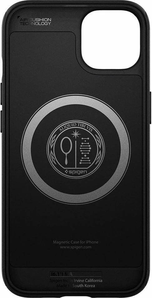 Mbështjellës Spigen Mag Armor me MagSafe për iPhone 13, Mat Zi