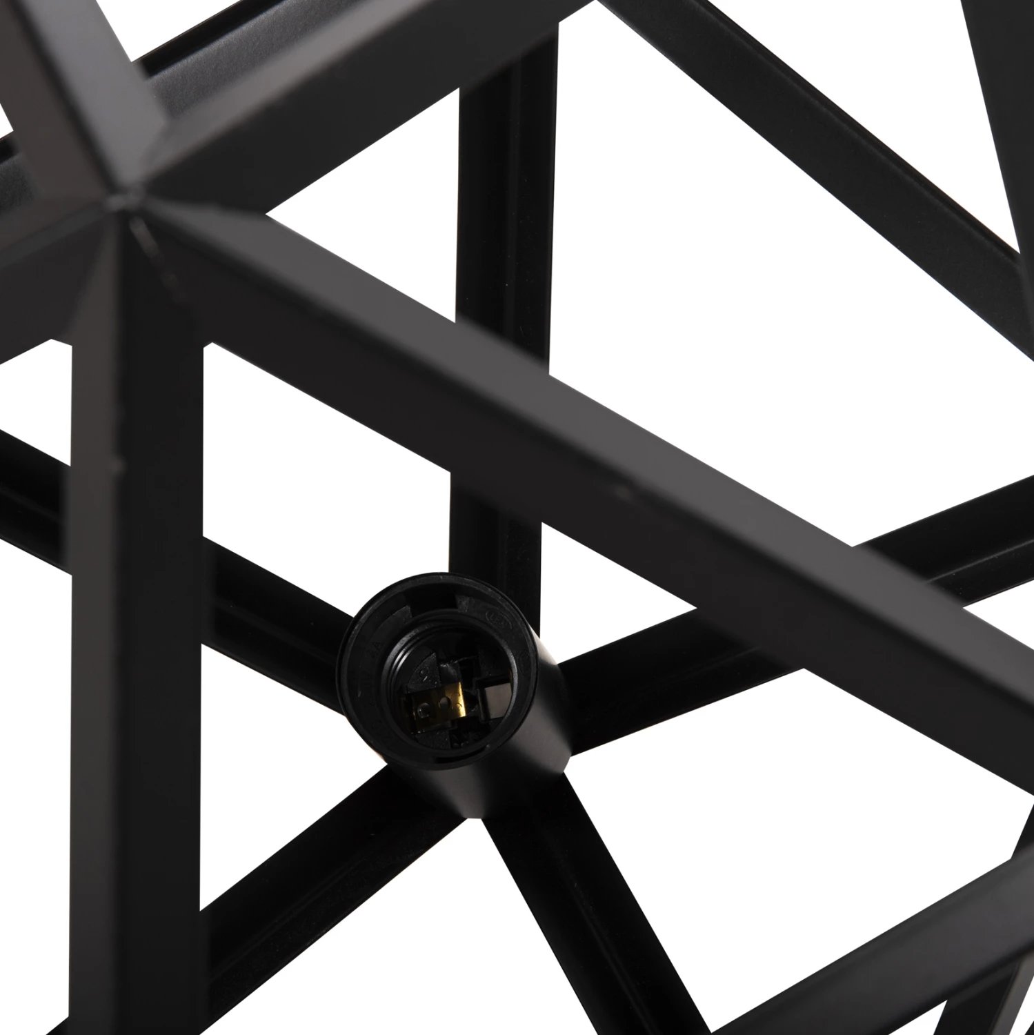 Llambë varëse tavani, metal i zi, FH4073, 30x30x35H cm Llambë varëse tavani, metal i zi, FH4073, 30x30x35H cm