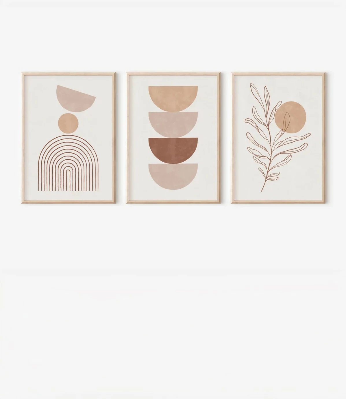 Pikturë dekorative me kornizë (3 copë), Wallity, 3Dartsohoset44