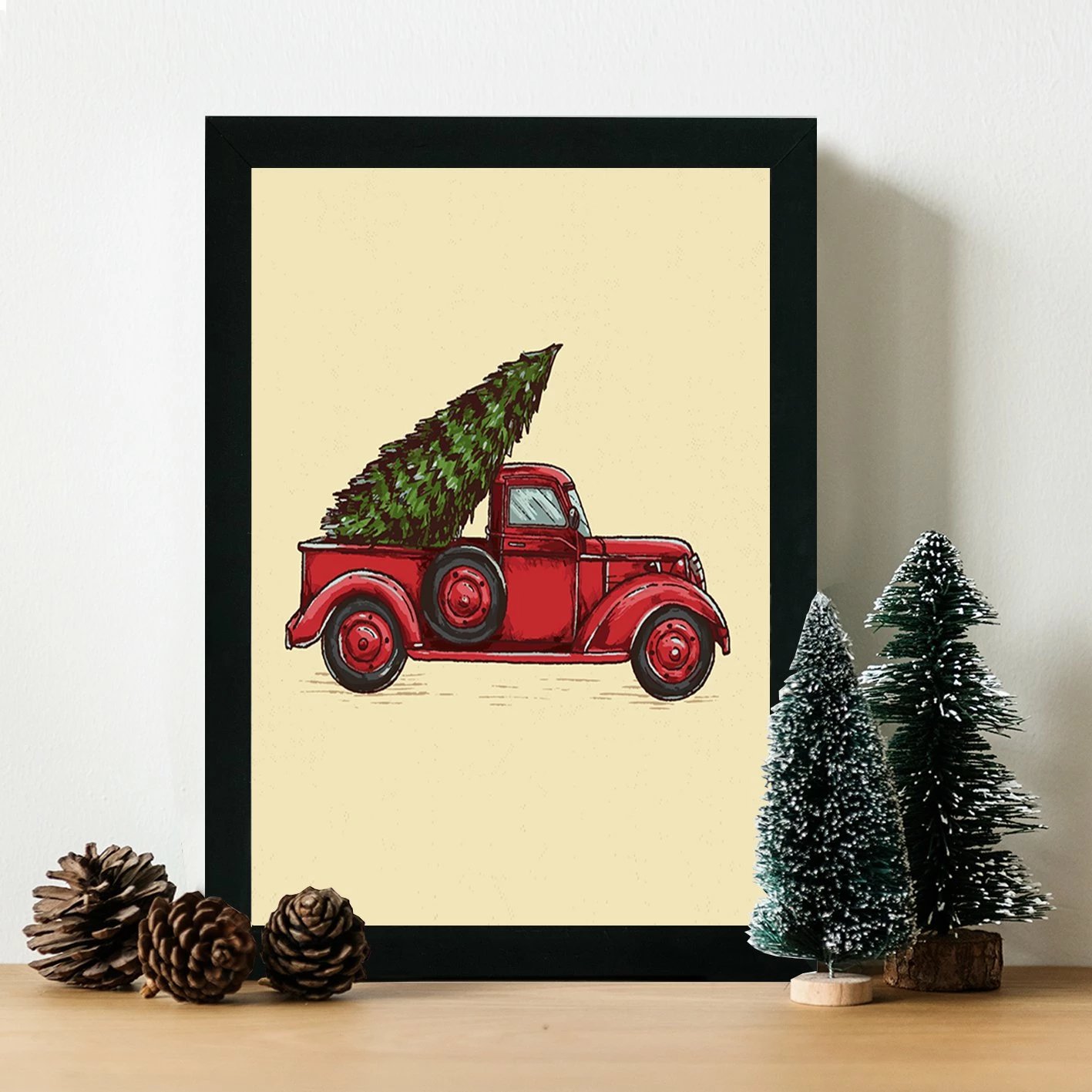 Pikturë dekorative me kornizë MDF, shumëngjyrëshe, Wallity, SC525398