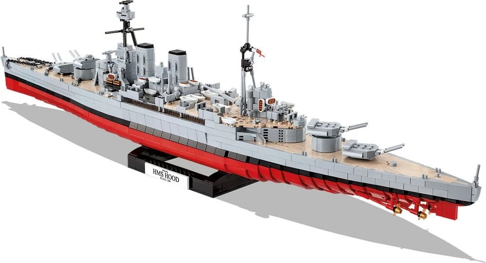 Set ndërtimi Cobi Klocki HMS Hood, 2613 pjesë, Historical Collection, model 1:300