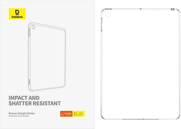 Mbështjellës Baseus Simple për iPad (2017/2018) 9.7", transparent