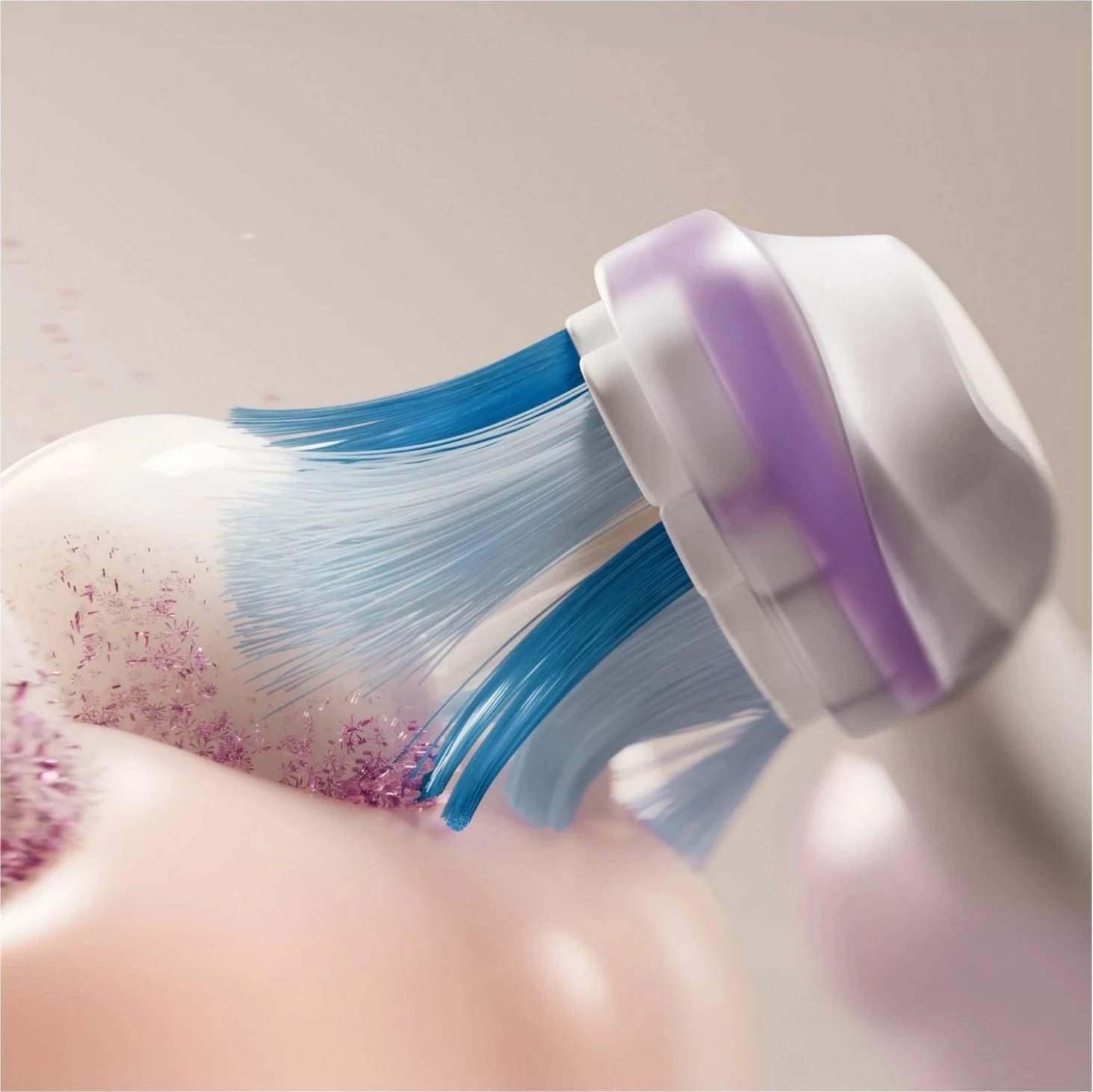 Furçë dhëmbësh sonike Philips Sonicare 5 HX3792/12, 5 mënyra pastrimi, ekran interaktiv, rozë