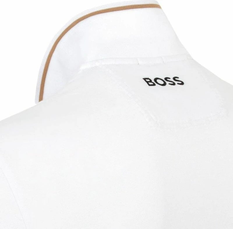 Maicë polo për meshkuj Boss, e bardhë