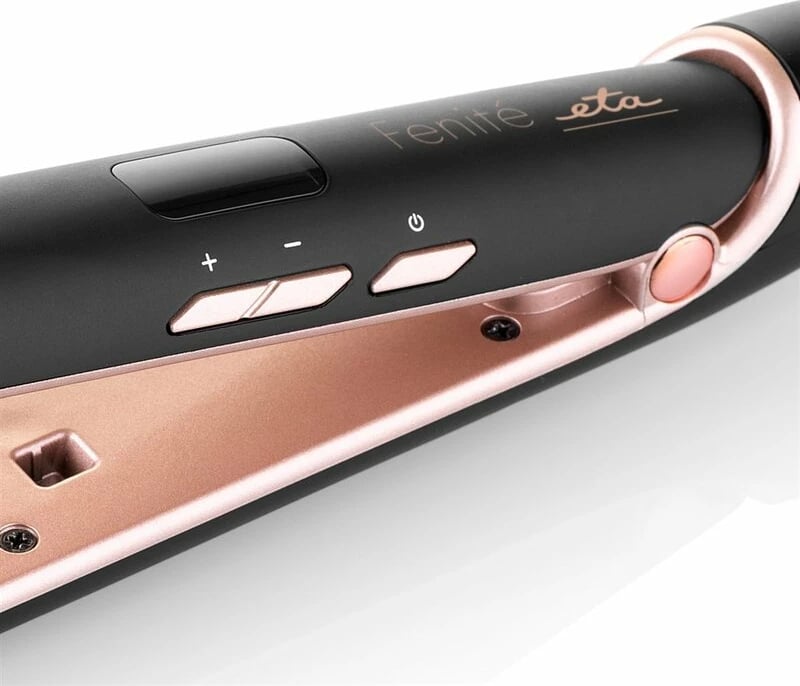 Drejtuese Flokësh Set Dhurate Çante, Furçë, Krehër dhe Pasqyrë ETA FENITÉ BLACK EDITION 933690010