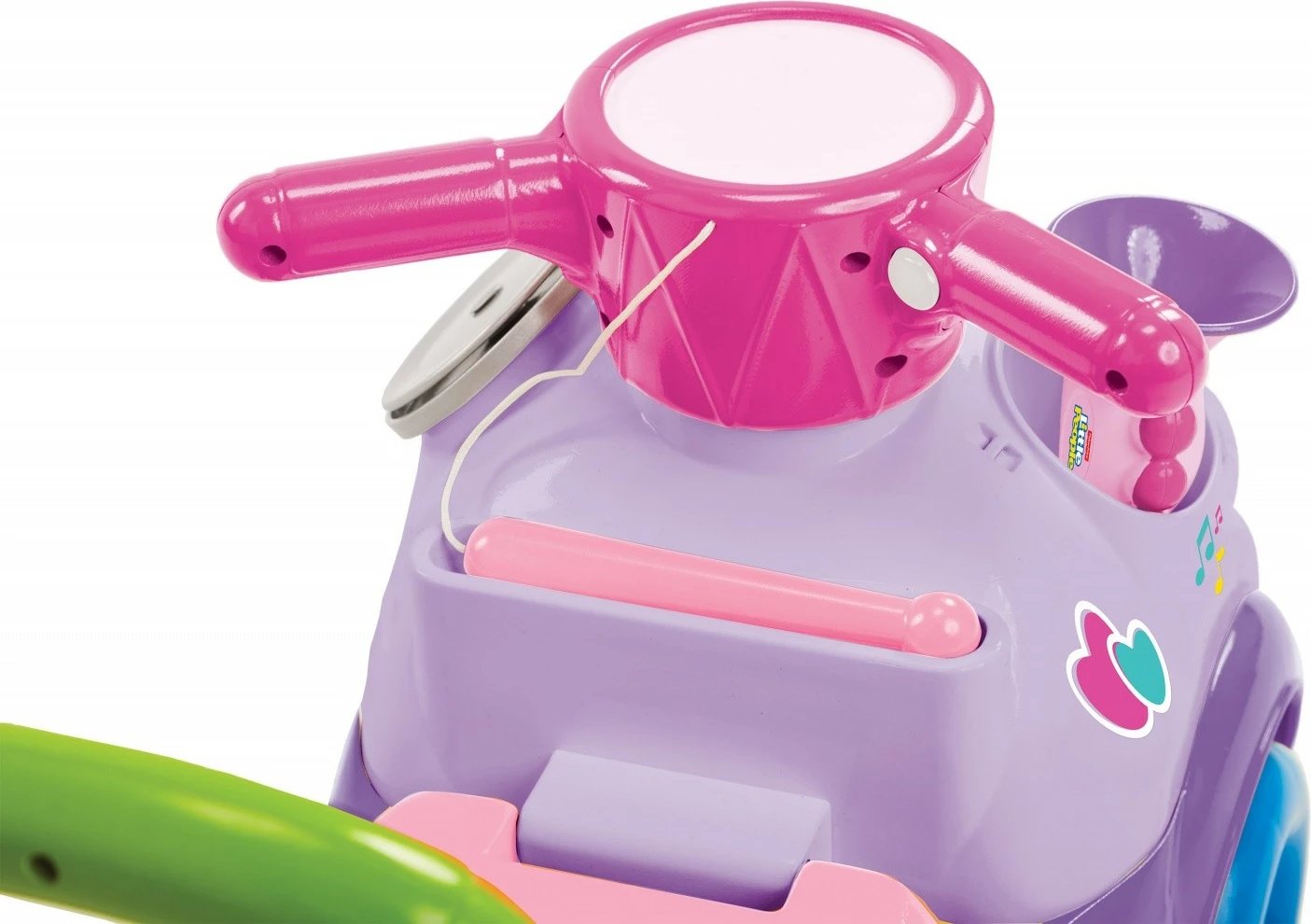 Lodër ride-on Pulio Fisher Price Musical Parade, 53x26x33 cm, muzikore, vjollcë/rozë