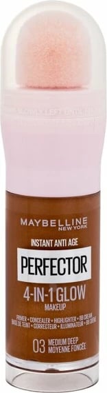 Fondatinë për femra Maybelline Instant Anti-Age Perfector 4-In-1 Glow 03 Medium Deep, 20ml