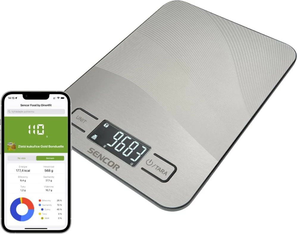Peshore kuzhine inteligjente me Bluetooth Sencor SKS 8080