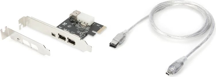 Kasë zgjerimi FireWire Digitus DS-30201-5, PCI Express, 3 porte, Low Profile