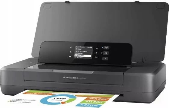 Printer portabël HP OfficeJet 200 CZ993A, Inkjet, me WiFi, i zi