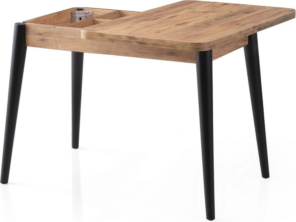 Tavolinë ngrënieje e zgjatshme, ngjyrë Atlantic Pine, Skye Decor, Dolunay - 1284