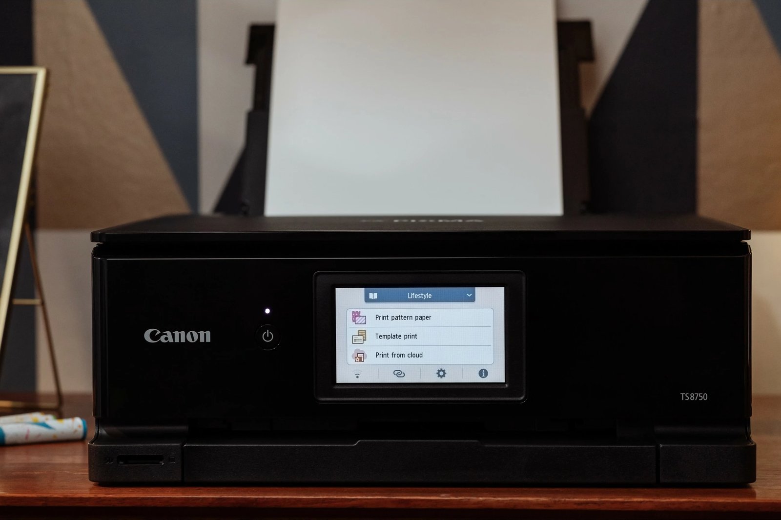 Printer Canon PIXMA TS8750, Inkjet, Printim ngjyra, 4800 x 1200 DPI, Kopjim ngjyra, A4, E zezë