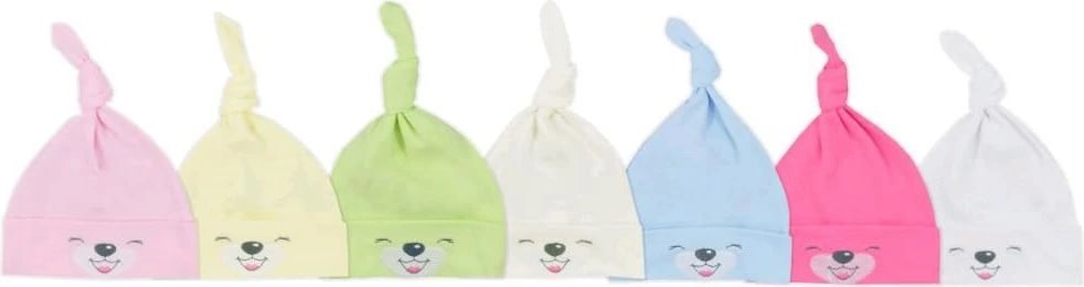 Kapelë bebe, Bobas Fashion, Lucky, pambuk 100%, madhësi 68 (4-6 muaj), e gjelbër