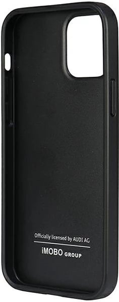Mbështjellës Audi Synthetic Leather për iPhone 12/12 Pro 6.1", i zi