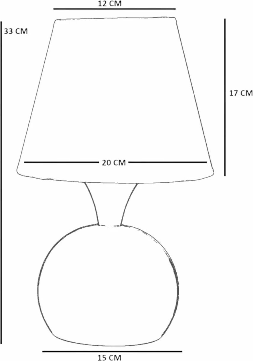 Llambë tavoline Opviq, 8905-2, e zezë