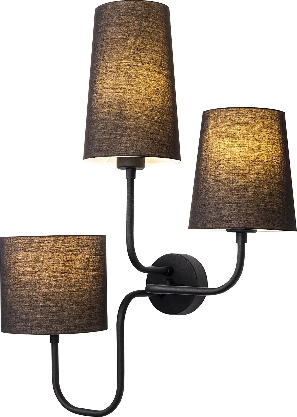 Llambë muri Opviq, Çatal - 3571, ngjyrë e zezë