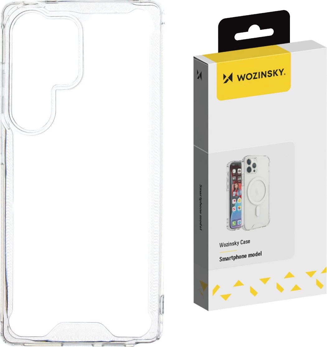 Mbështjellës Wozinsky Clear Corner Case për Samsung Galaxy S25, Transparent
