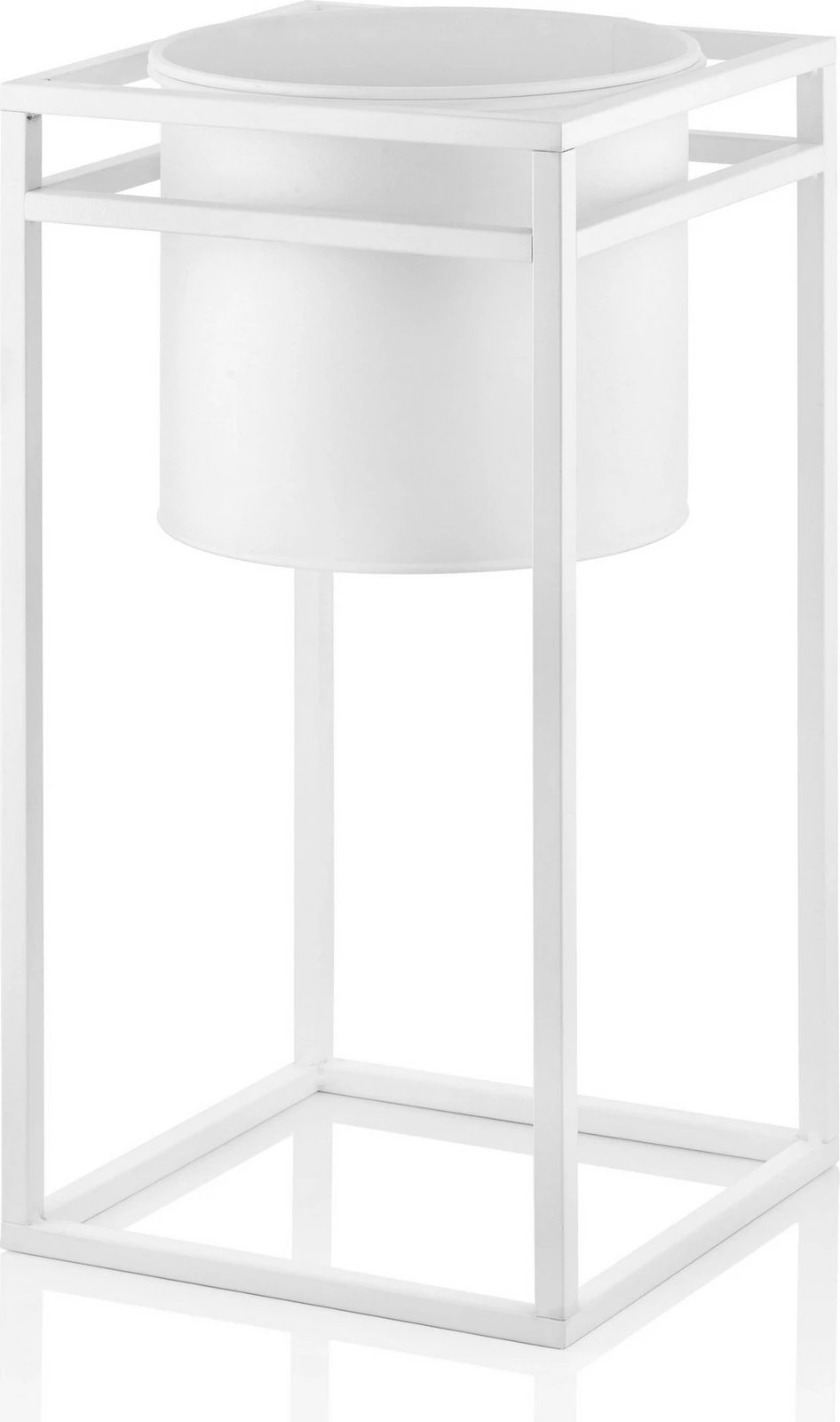 Vazo dekorative, e bardhë, Evila Originals, SKS0029, 30x30x60 cm