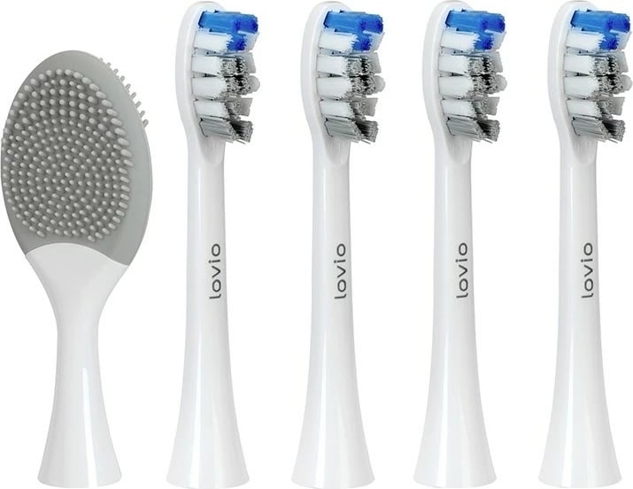 Kokë rezervë për brushë dhëmbësh elektrike Lovio SonicProtect PRO LVTB124WK-HM e bardhë 5 copë