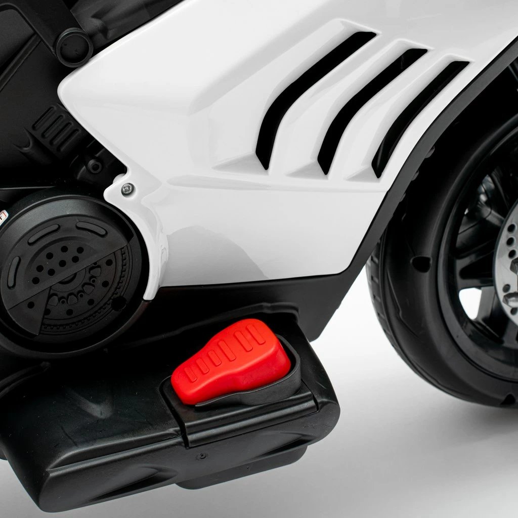 Motoçikletë elektrike për fëmijë, Baby Mix Supersport, e bardhë