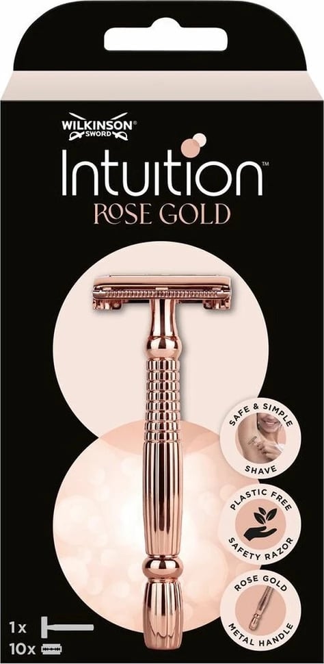 Rroje për femra Wilkinson Intuition Rose Gold Classic, 10 thika