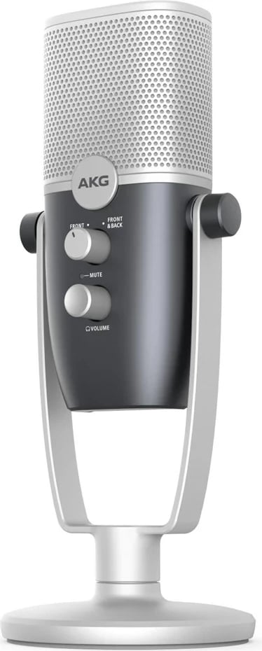 Mikrofon AKG Ara, USB kondensator profesional, blu-argjendtë