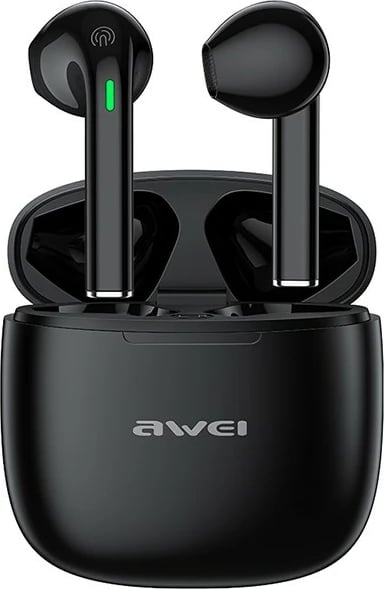 Kufje AWEI T26 Pro TWS, Bluetooth 5.3, me mikrofon, të zeza
