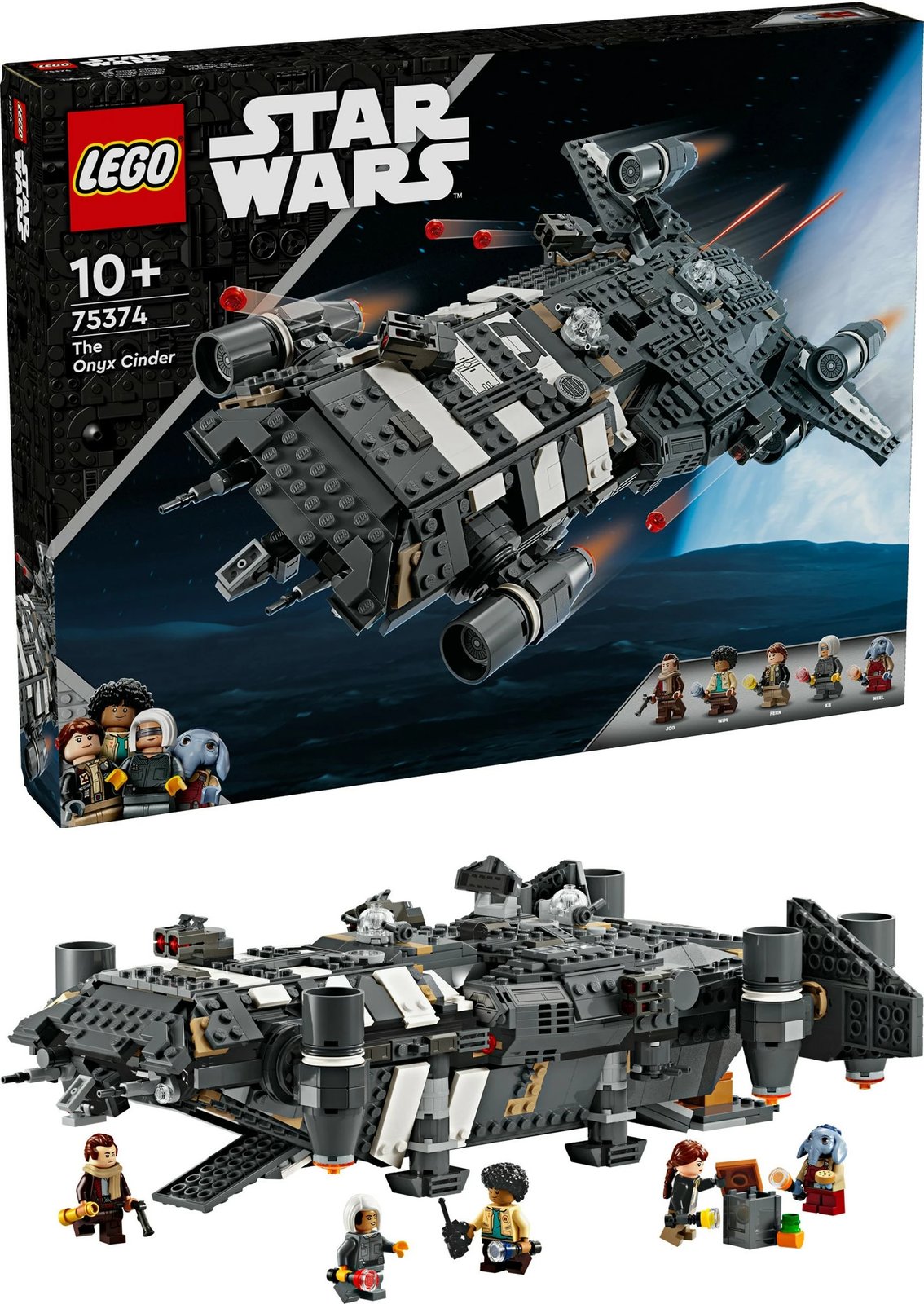 Set ndërtimi LEGO Star Wars The Onyx Cinder 75374, 1325 pjesë, multikolor