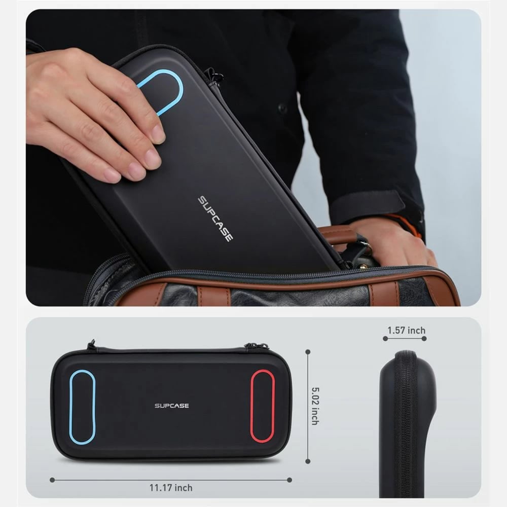 Mbështjellës Supcase Carrying Mini për Nintendo Switch, i zi