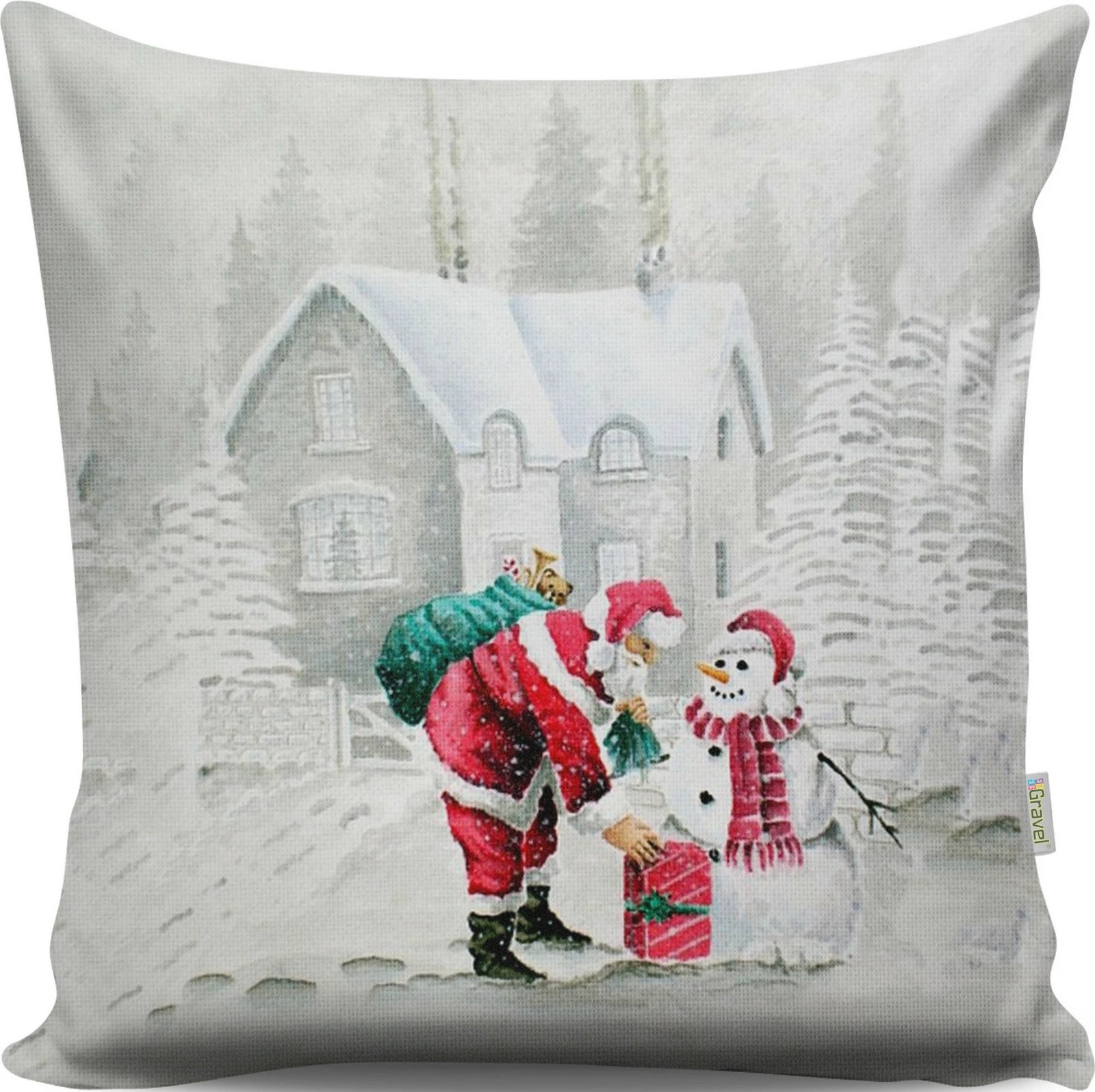 Jastëk dekorativ, shumëngjyrësh, Evila Originals, A13047, 43x43cm