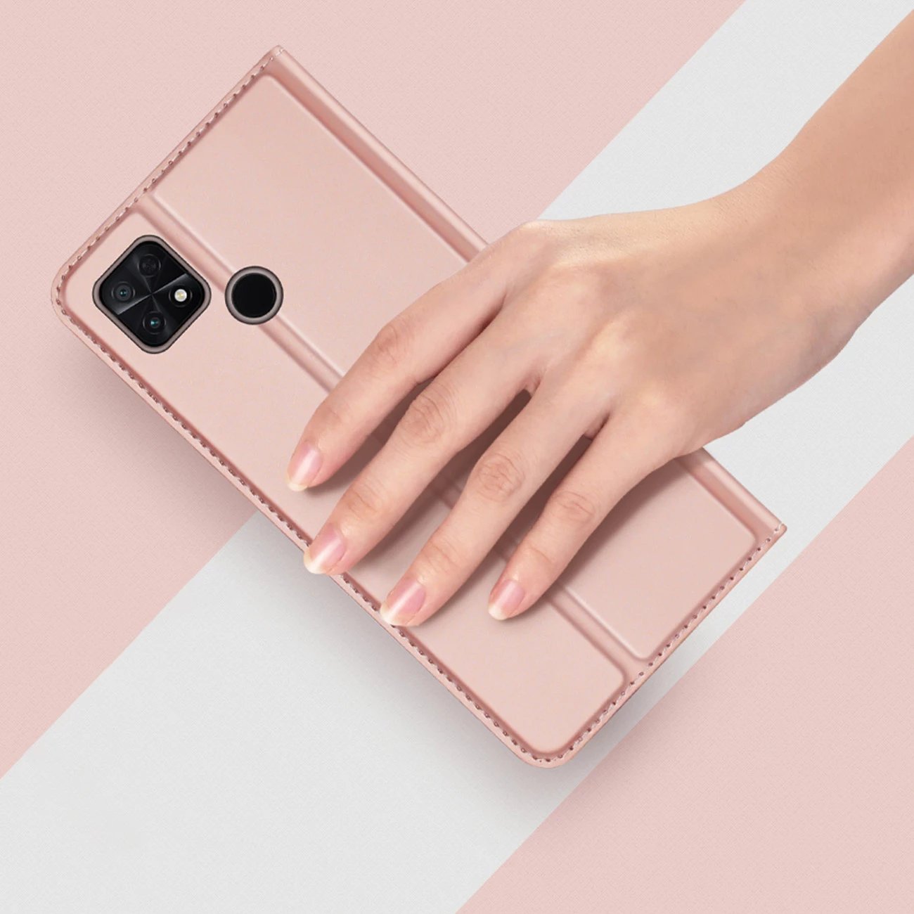 Mbështjellës Dux Ducis Skin Pro për Oppo Reno 8 Pro, me kapak, xhep për kartela, funksion stand, e zezë Mbështjellës Dux Ducis Skin Pro për Oppo Reno 8 Pro, me kapak, xhep për kartela, funksion stand, e zezë