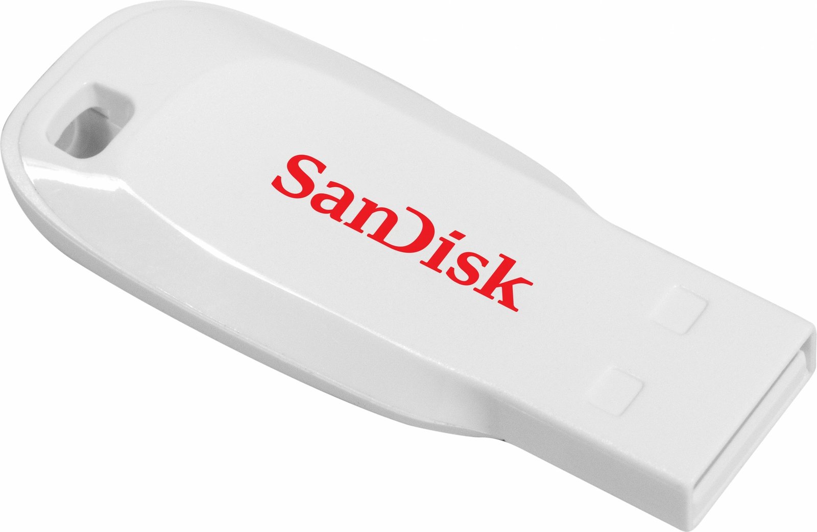 USB Sandisk Cruzer Blade 16GB, USB 2.0, bardhë