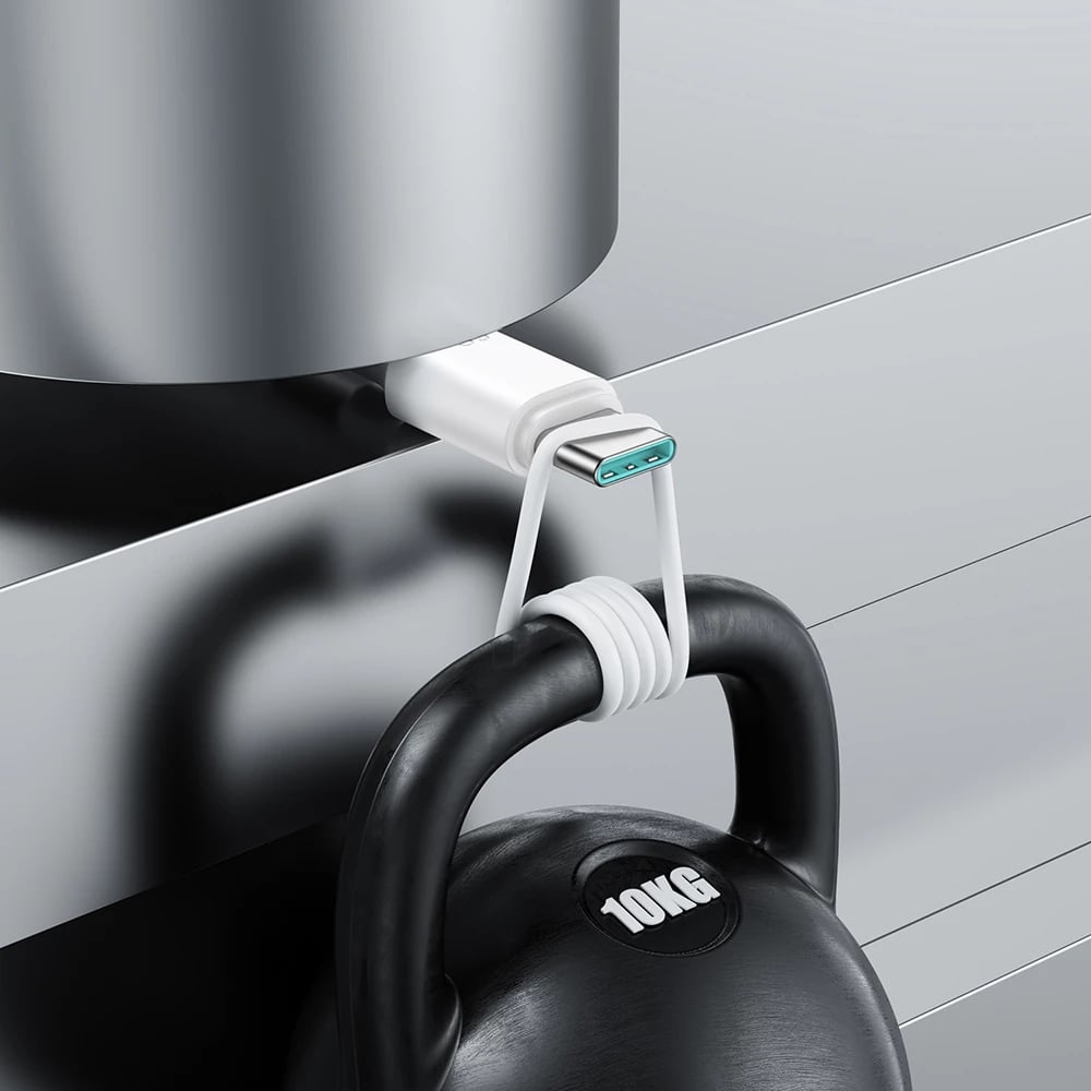 Kabllo USB-C në USB-C Joyroom Long-Lasting Series A9 S-CC060A9, PD/QC 60W 3A, 1m, e bardhë